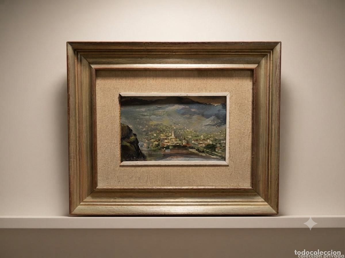 Kunst: Paisaje rural. - A. Basalisa. &Oacute;leo sobre tablilla