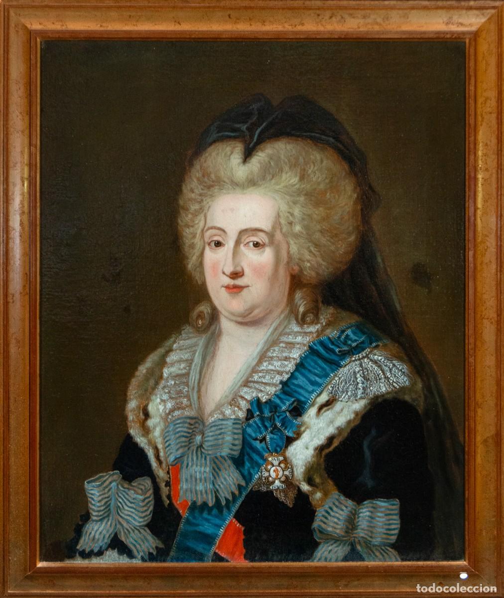 Arte: Retrato de Mar&iacute;a Ana de Baviera. Escuela alemana, segunda mitad del siglo XVII