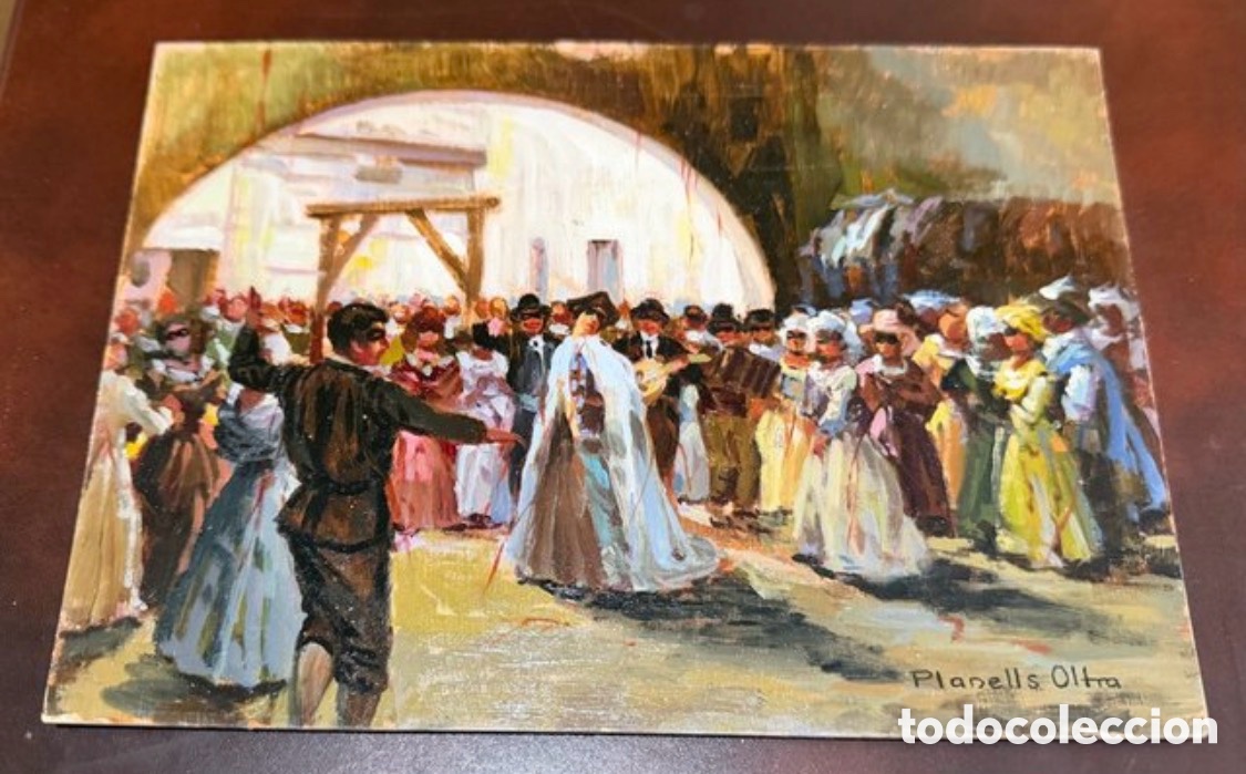 Arte: &Oacute;LEO SOBRE TABLA PLANELLS