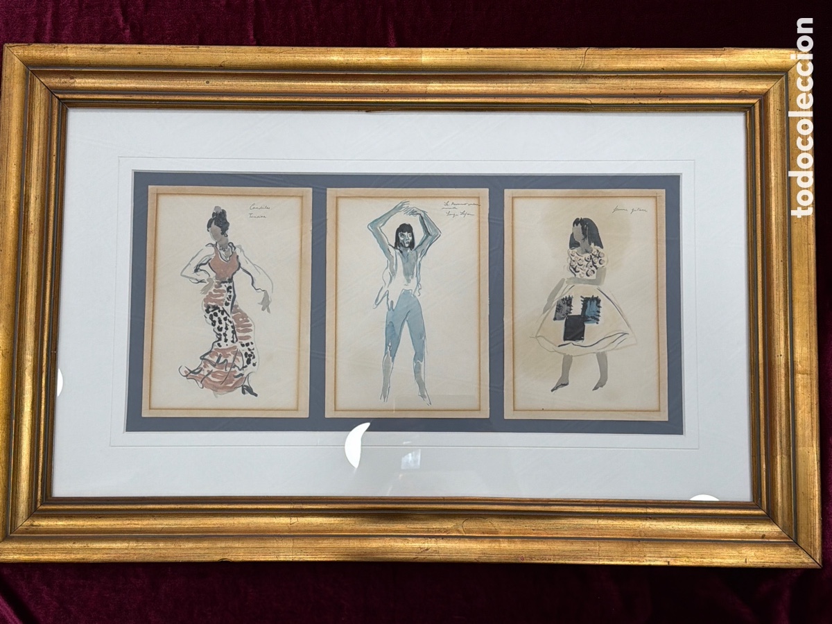 Arte: SERGE LIFAR. Bocetos para &ldquo;EL AMOR BRUJO&rdquo;