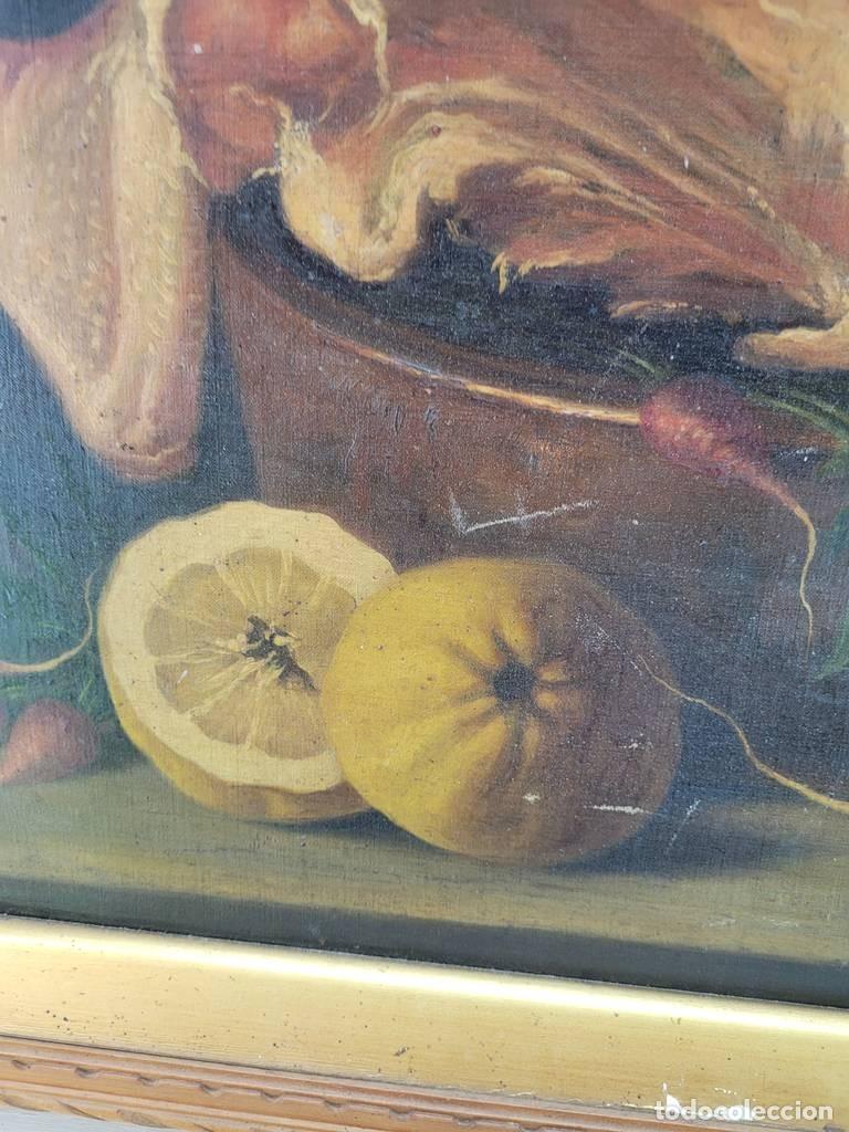 Arte: ANTIGUO CUADRO DE BODEG&Oacute;N - Foto 5