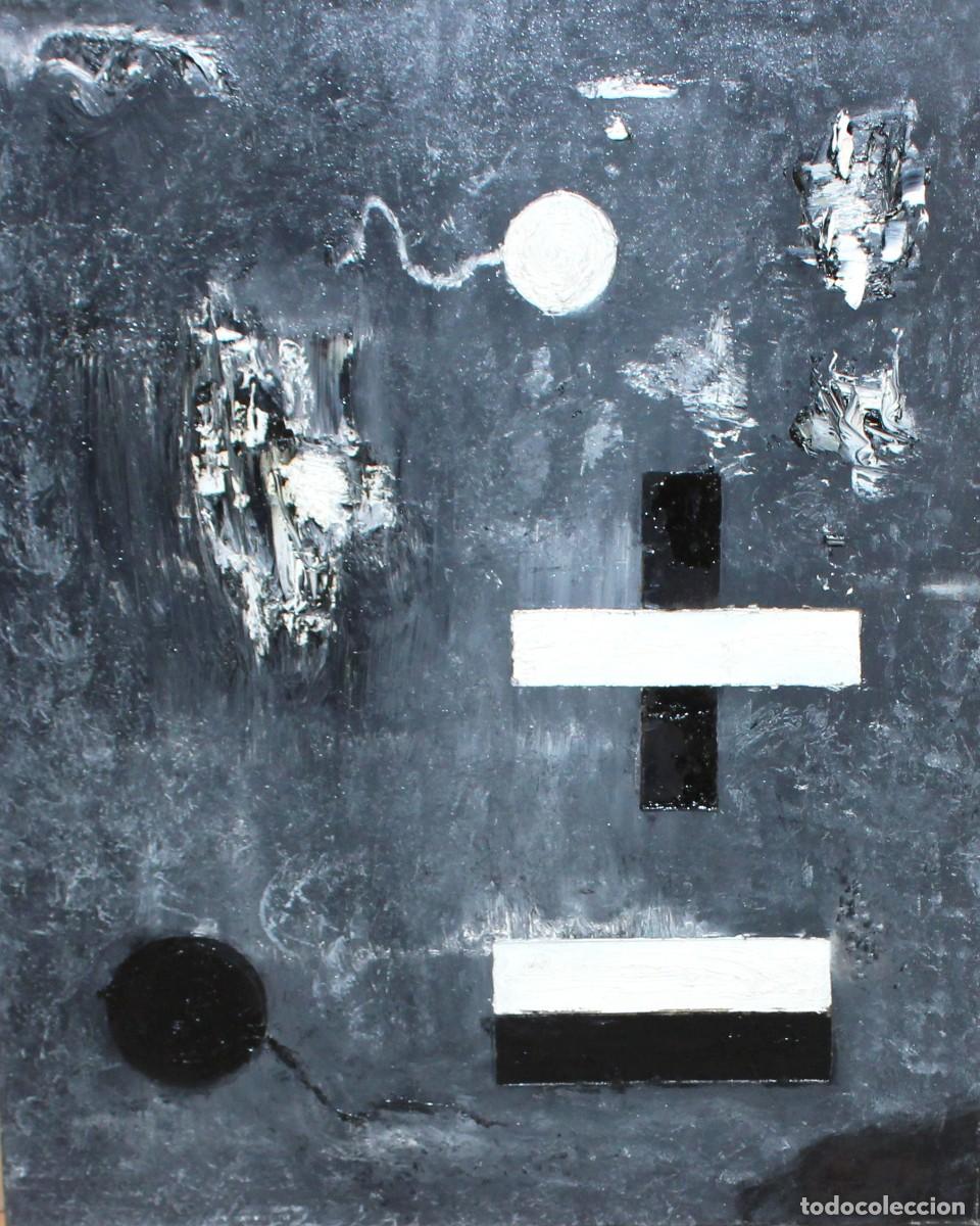 Arte: JOSEP MIRABET (1948&ndash;2016) ACRILICO SOBRE TELA TITULADO EL YING Y EL YANG