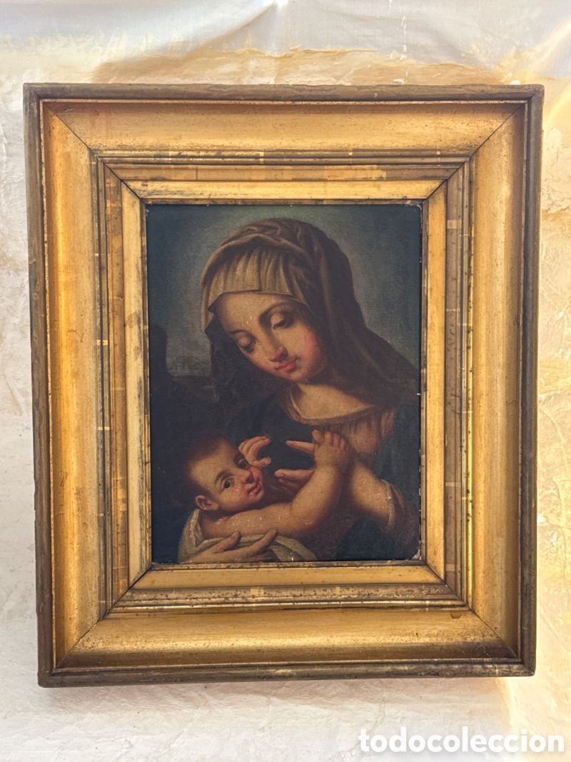 Arte: Virgen de la Leche (Madonna Lactans) | &Oacute;leo sobre lienzo | Escuela italiana