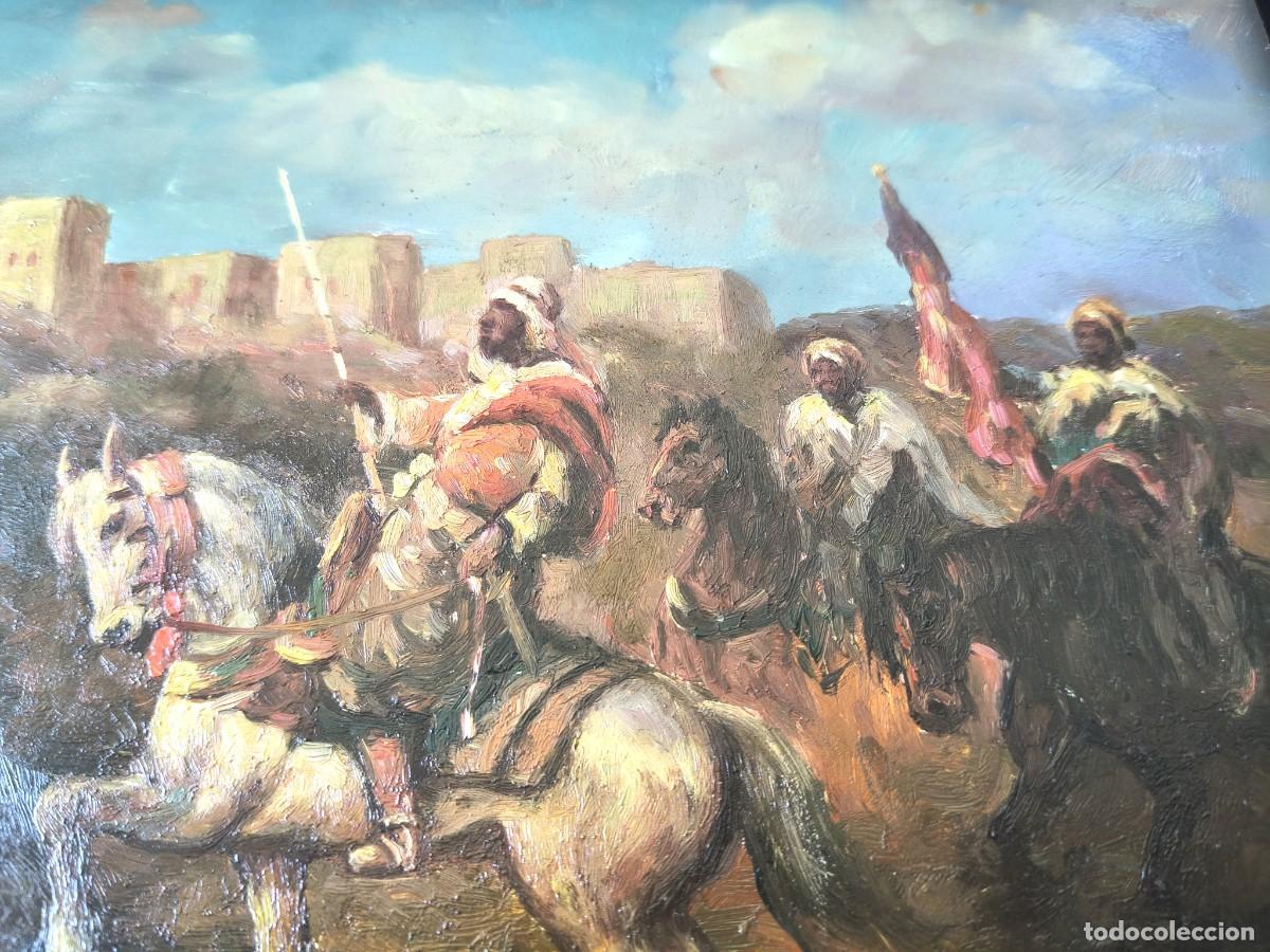 Arte: &oacute;leo &rdquo;Jinetes &aacute;rabes en marcha&rdquo; - Foto 2