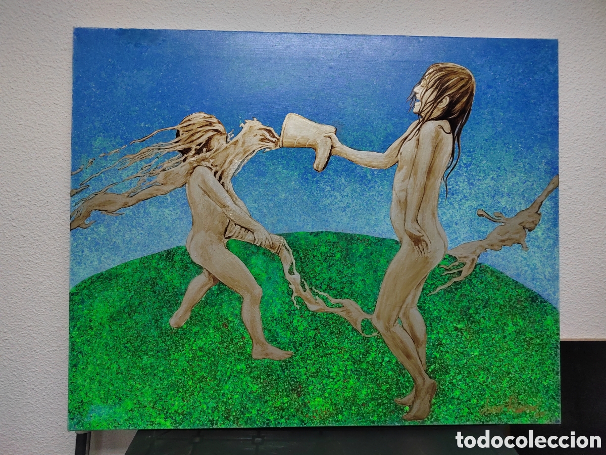 Arte: Cuadro &oacute;leo sobre lienzo Juan Rivero