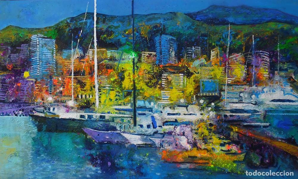 Arte: Ulpiano Carrasco. M&oacute;naco verde 60X100 cm . 2019