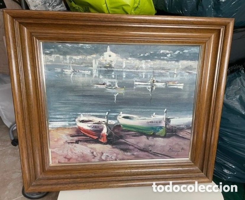 Arte: &Oacute;leo &lsquo;Cadaqu&eacute;s&rsquo; enmarcado