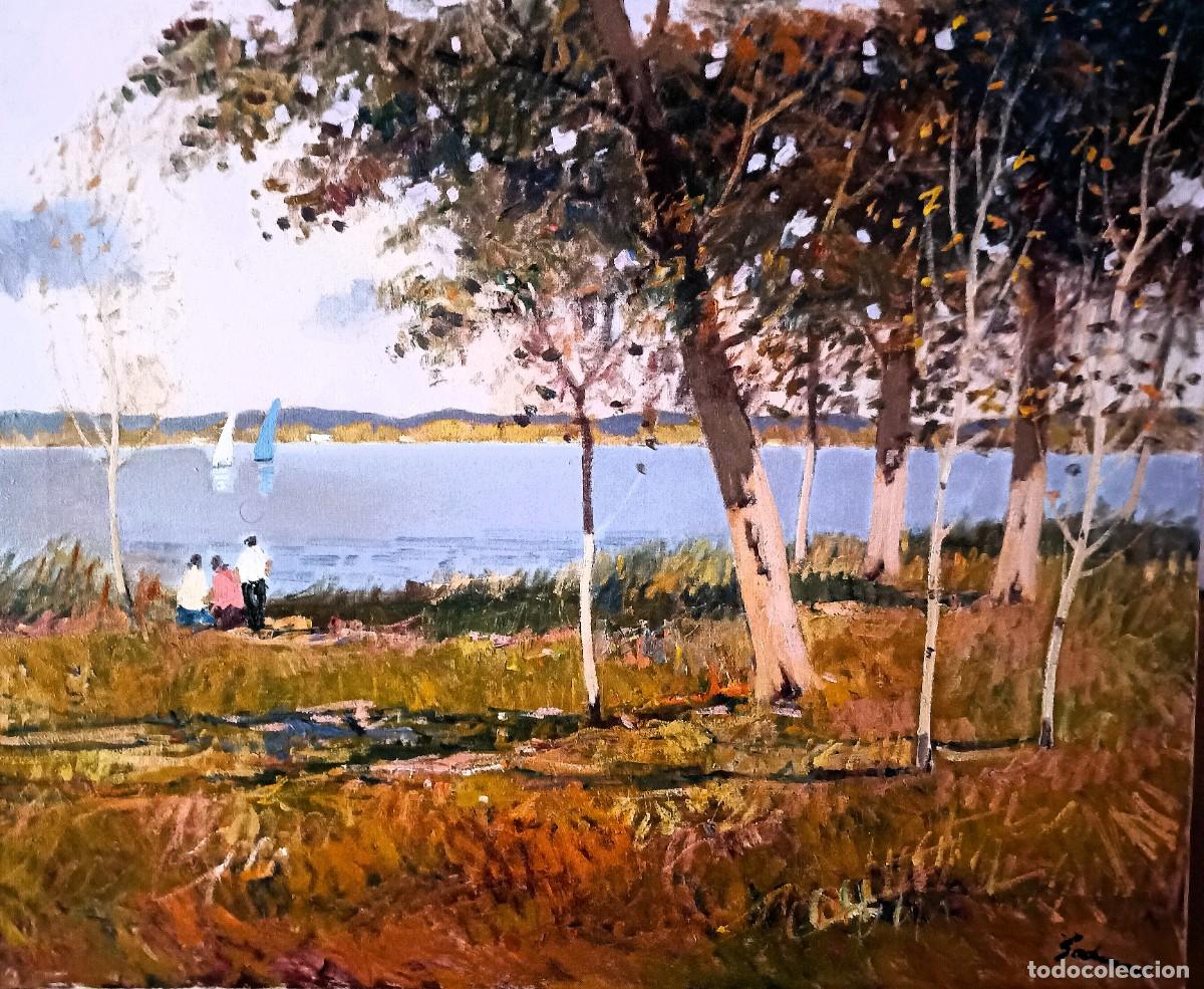 Kunst: ANTONIO M&ordf;. SADURN&Iacute; 1917 - 2014 - VELEROS NAVEGANDO