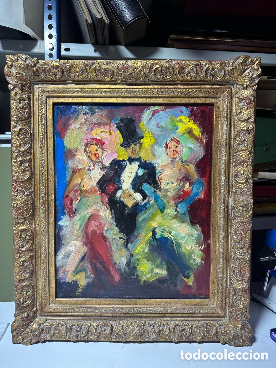 Arte: Francesc Su&ntilde;er oleo sobre tabla 1977
