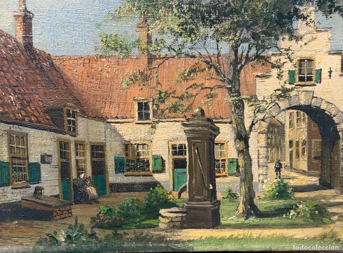 Kunst: Jacobus Lambertus Dispo , Holanda , &oacute;leo lienzo 1944 . R407