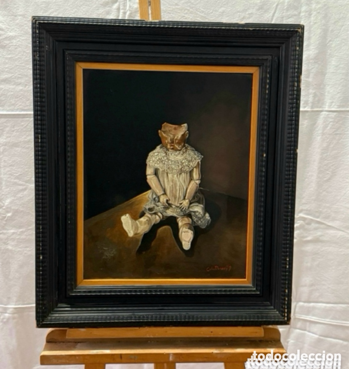 Arte: Ricard Calvo Dur&aacute;n 1979 &rdquo;LEnyor dahir&rdquo; &oacute;leo sobre lienzo.