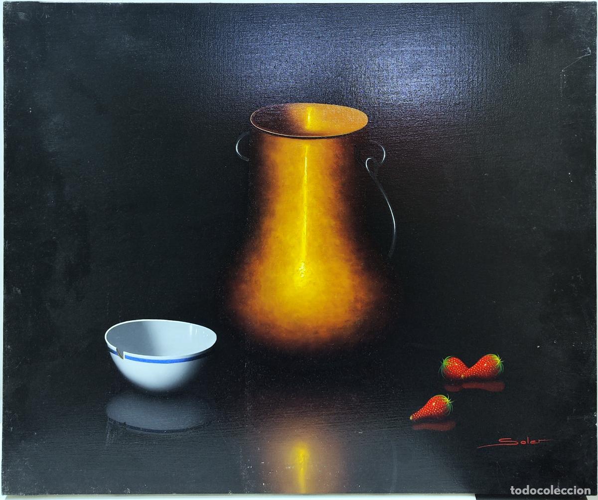Art: Naturaleza muerta de Soler. &Oacute;leo sobre lienzo. 55 x 46 cm