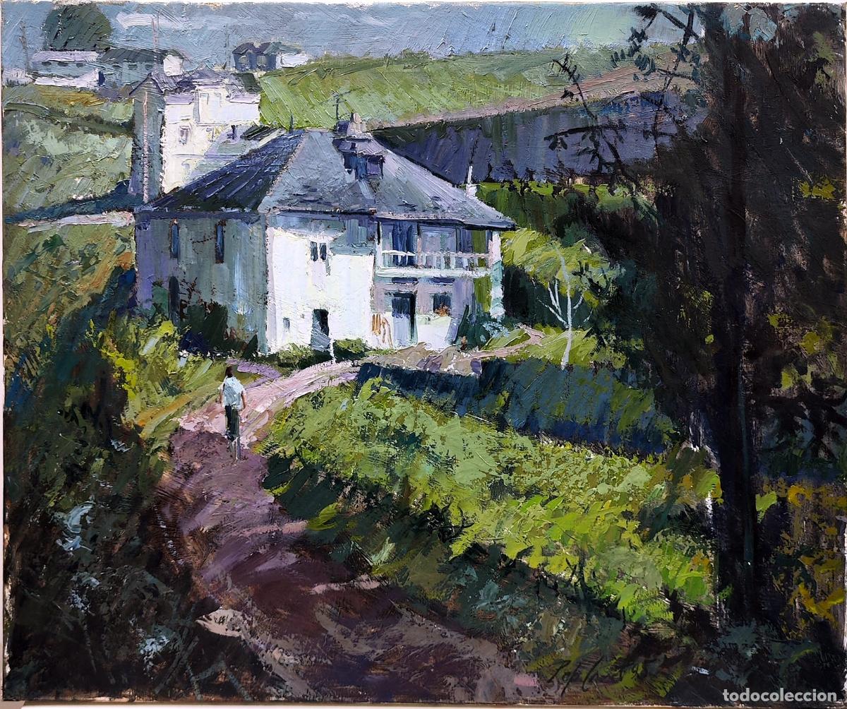Arte: &Oacute;LEO. PAISAJE RURAL. PEPE CANET. 55 X 46 CM