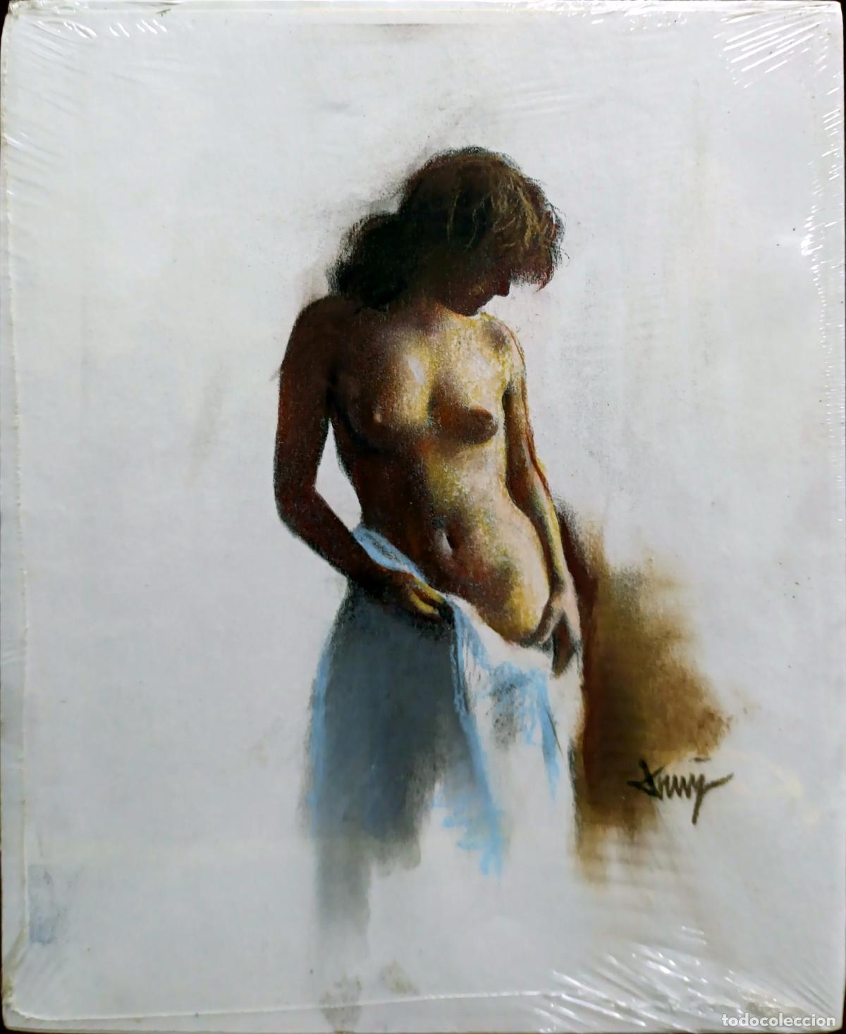 Arte: &Oacute;leo de Domingo &Aacute;lvarez G&oacute;mez. Mujer desnuda. 22,5 x 27,5 cm