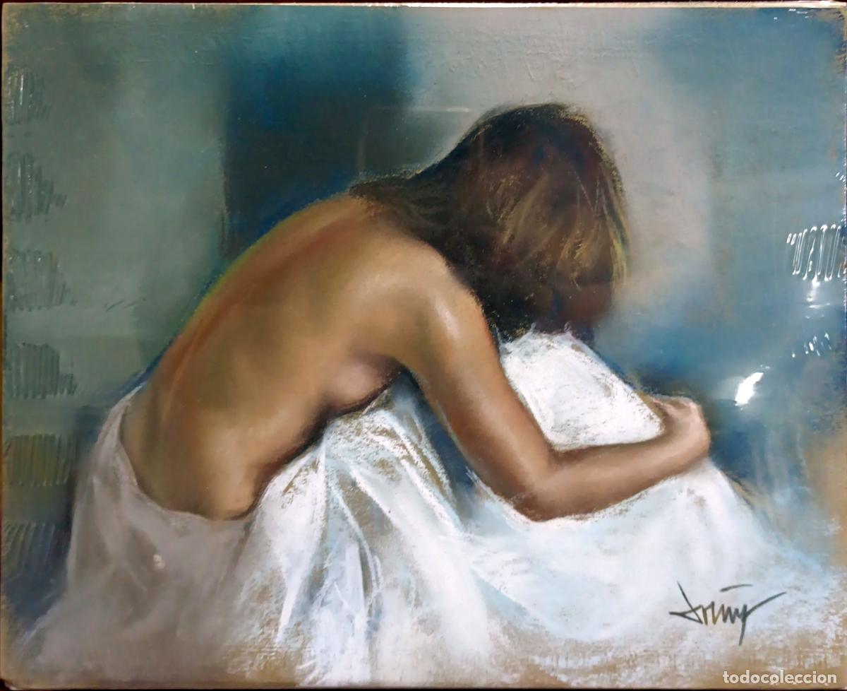Arte: &Oacute;leo de Domingo &Aacute;lvarez G&oacute;mez. Figura femenina. 27 x 22 cm
