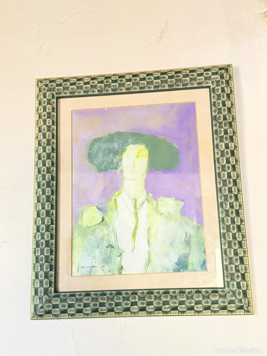 Arte: Juan Manuel Barrig&oacute;n &ndash; Retrato de torero &ndash; Serie Tauromaquia &ndash; Pintura expresionista firmada