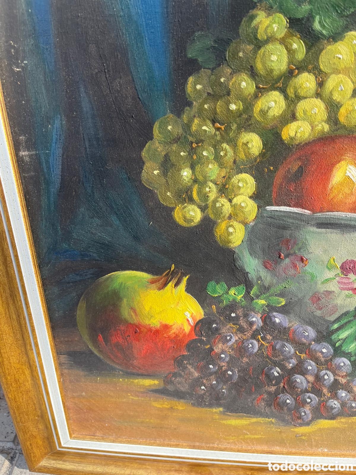 Arte: &Oacute;leo bodeg&oacute;n firmado - Foto 3