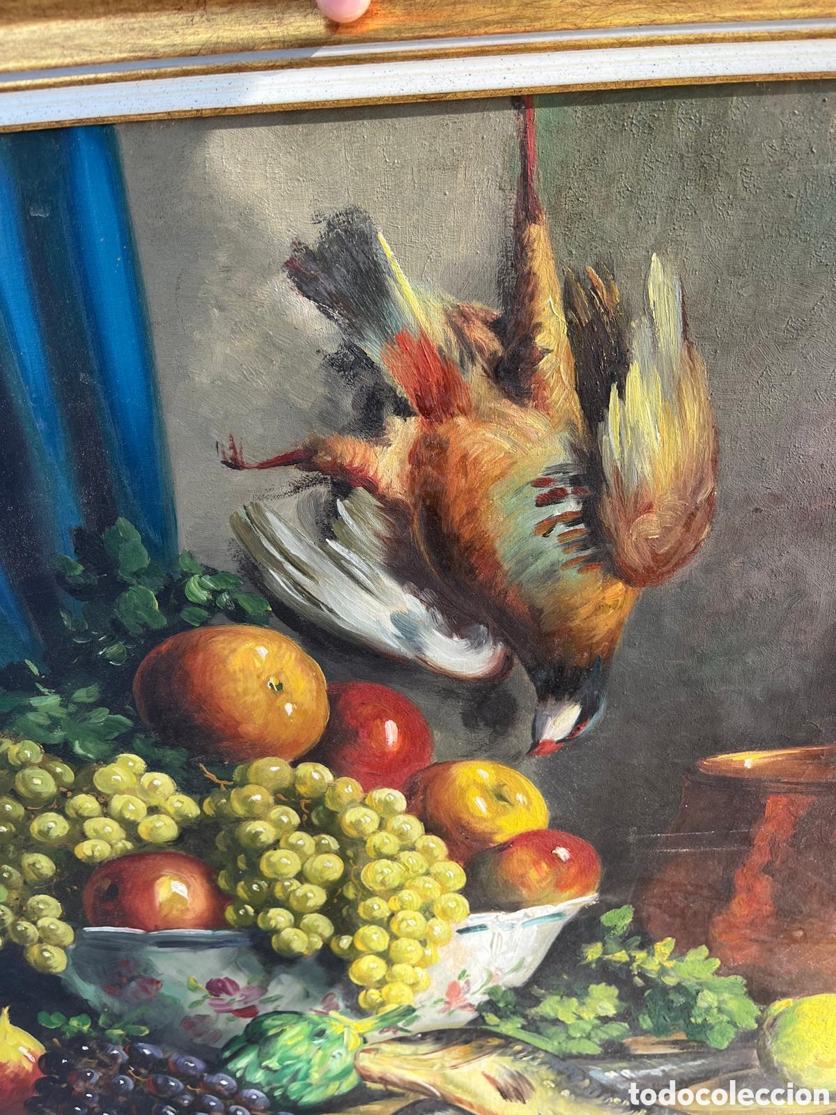 Arte: &Oacute;leo bodeg&oacute;n firmado - Foto 2