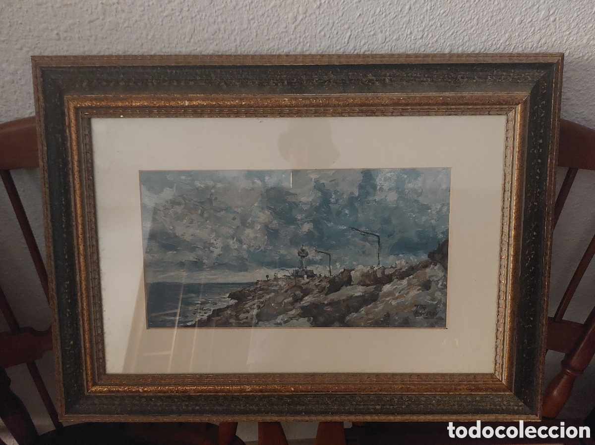 Arte: Oleo de Tito Figueras enmarcado