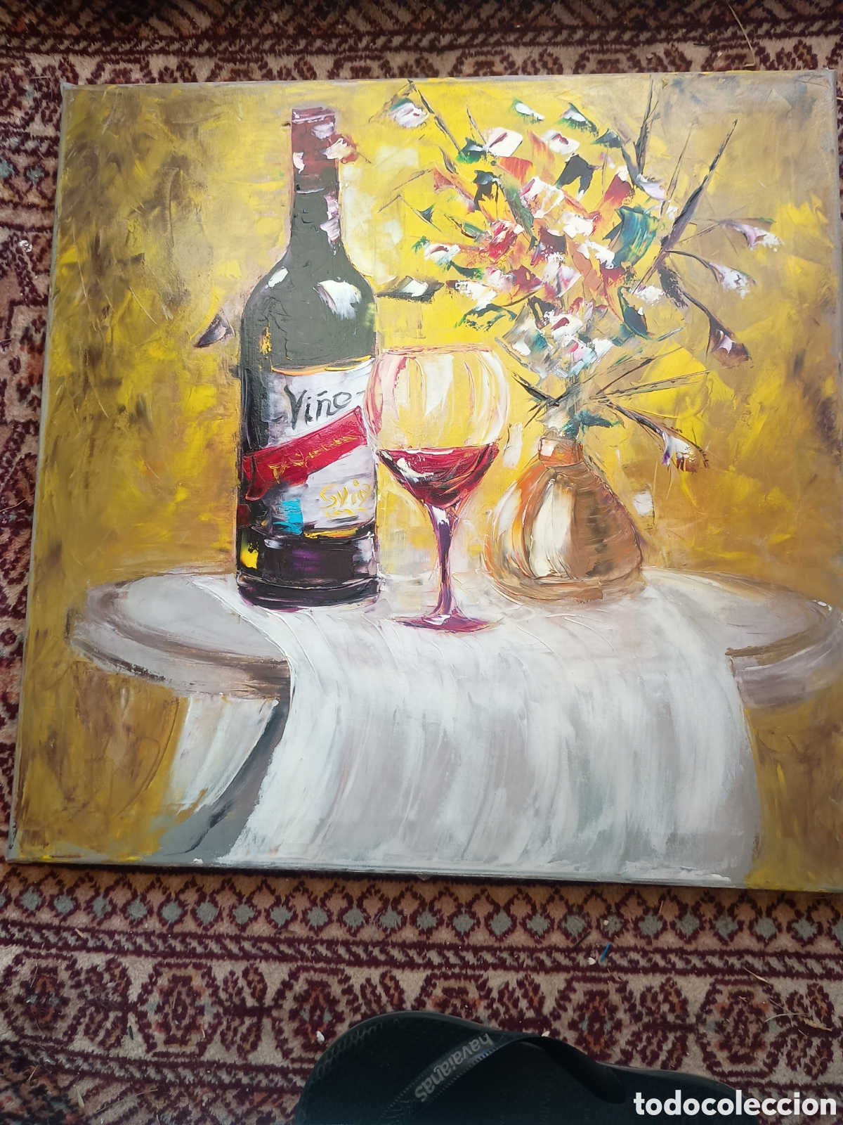 Arte: Pintura bodeg&oacute;n acr&iacute;lico &oacute;leo