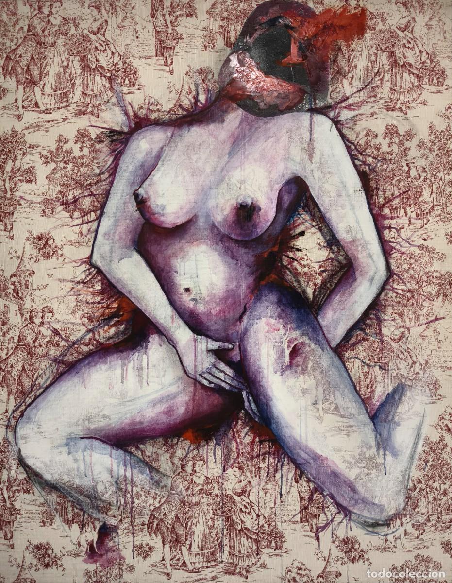 Arte: Ana&iuml;s Aldana (El silencio del placer II) &bull; &Oacute;leo sobre tabla entelada &bull; 95x122 cm &bull; Pintura original