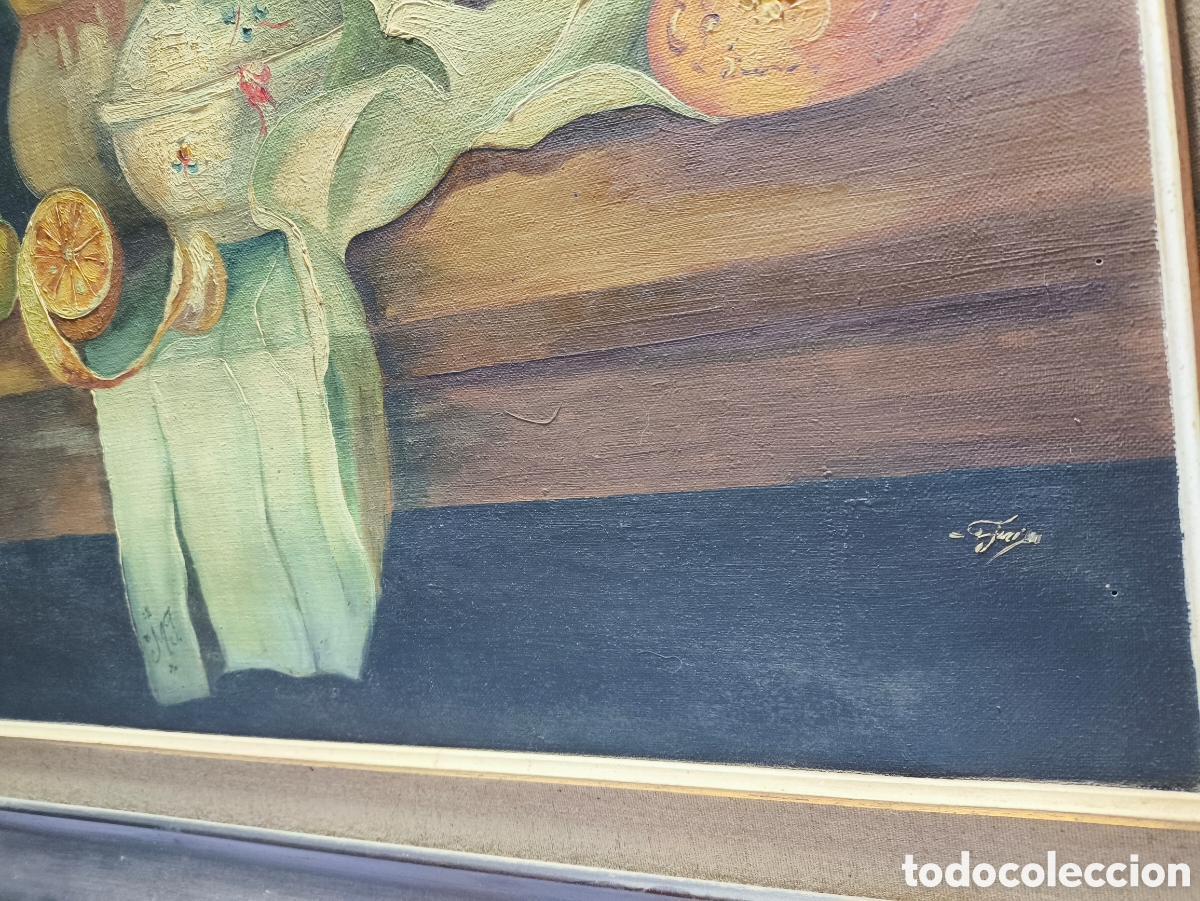 Arte: Cuadro al &oacute;leo antigua - Foto 5