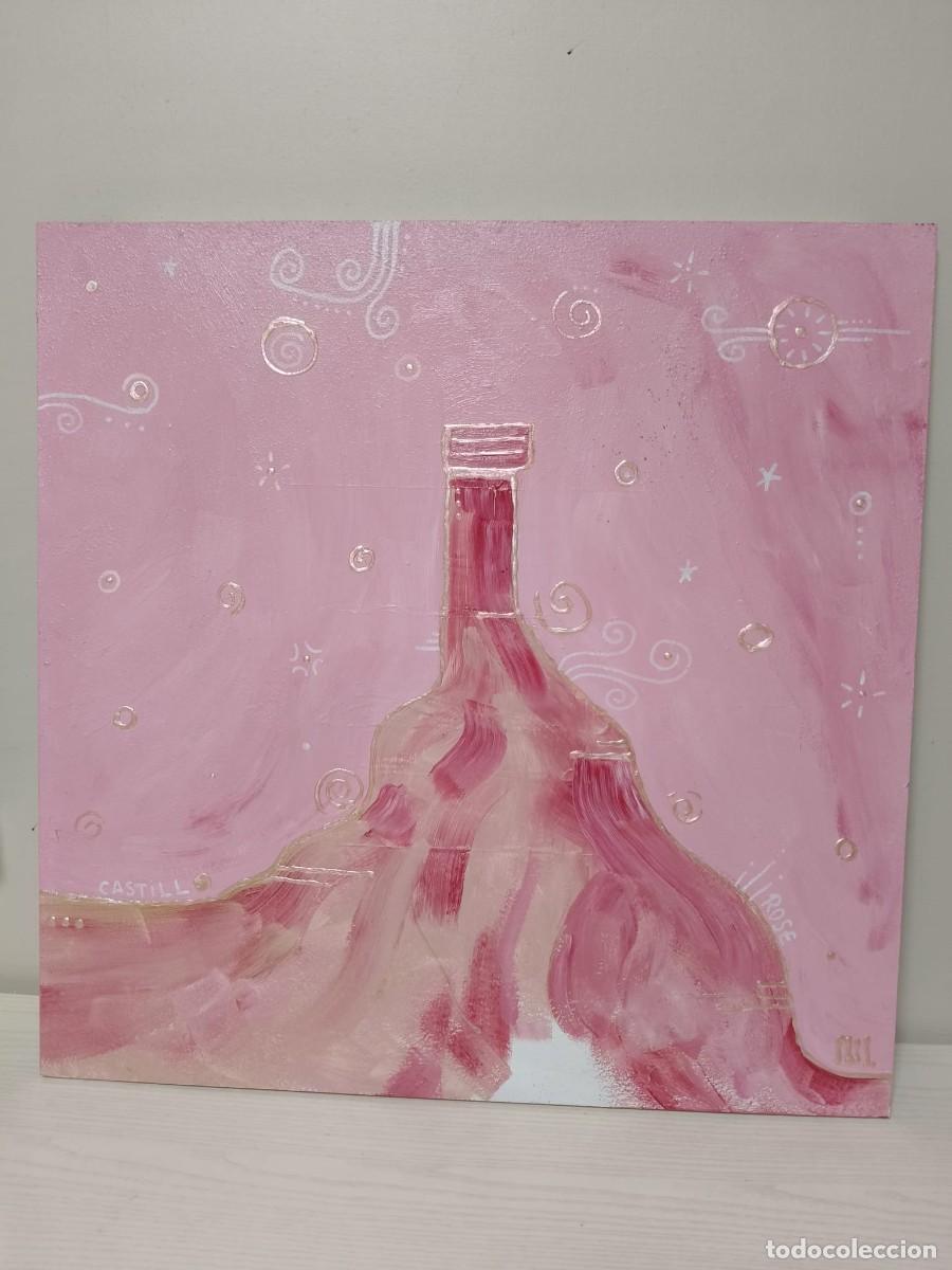Arte: Castillo Ros&eacute; &ndash; Acr&iacute;lico sobre tabla &ndash; 50 x 50 cm &ndash; Obra original 2021. Santiago Blas
