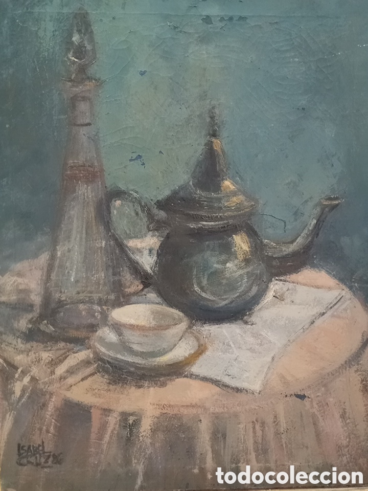 Arte: BODEG&Oacute;N.&Oacute;LEO.FIRMADO ISABEL CRUZ 1986