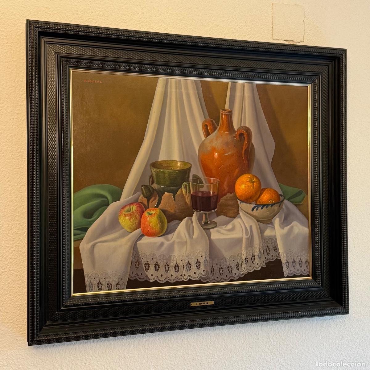 Arte: Enrique Segarra - Bodeg&oacute;n - Oleo / Lienzo - Foto 2