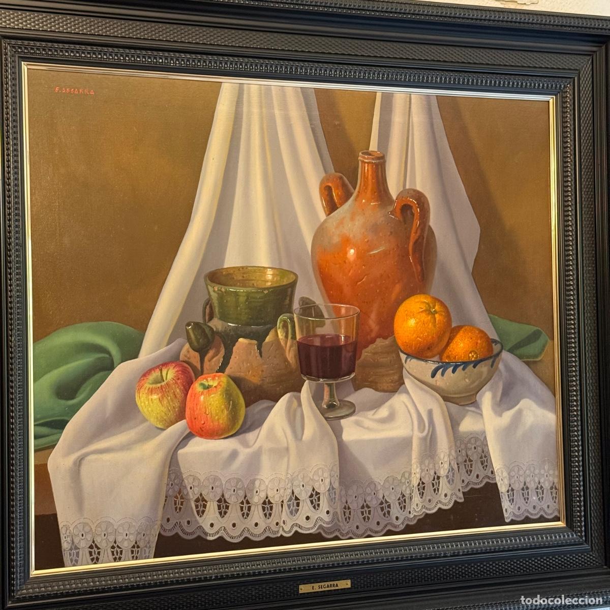 Arte: Enrique Segarra - Bodeg&oacute;n - Oleo / Lienzo - Foto 3