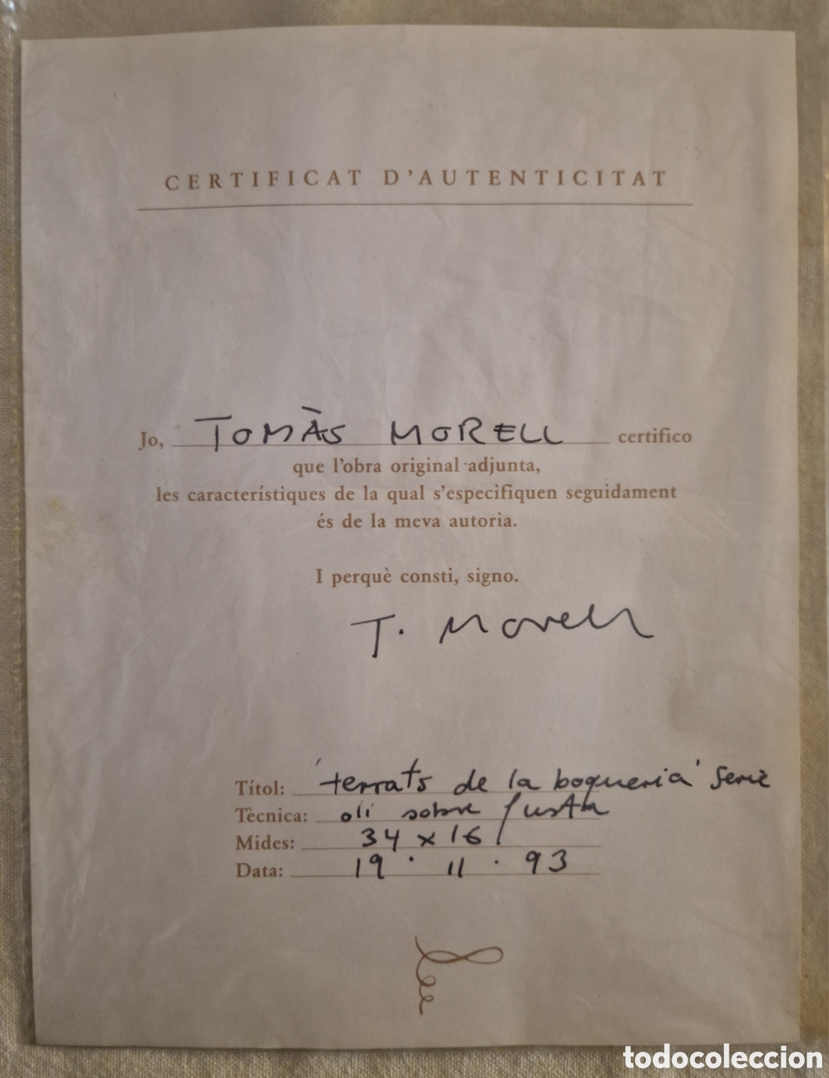 Arte: Cuadro de Tom&agrave;s Morell - Foto 6