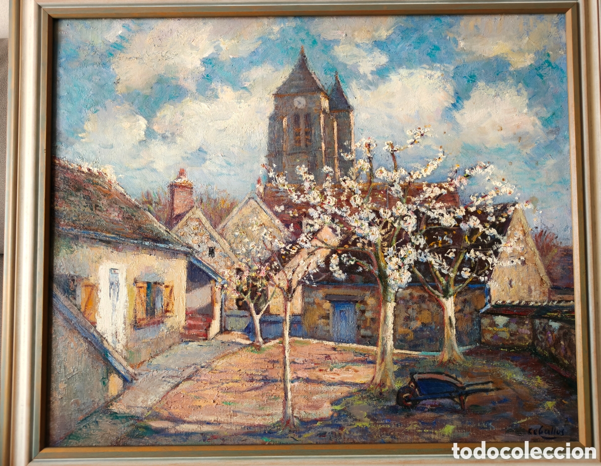 Arte: &Oacute;leo de Rufino Ceballos &ndash; Paisaje de almendros en flor