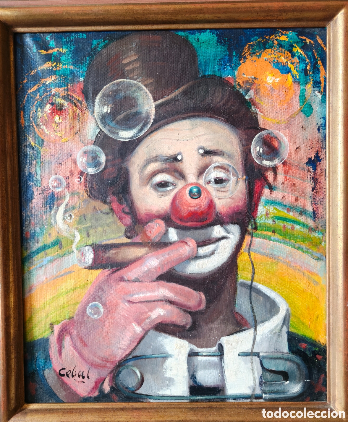 Arte: Rufino Ceballos &ldquo;Cebal&rdquo; &ndash; E.K., Par&iacute;s 1957 &ndash; Emmett Kelly