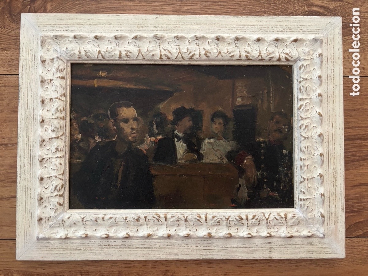 Arte: Pintura cuadro al &oacute;leo, autor desconocido