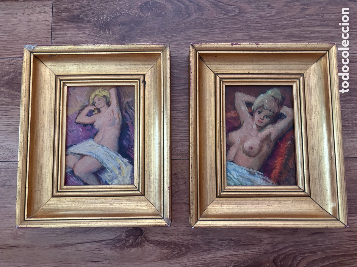 Arte: Pere Clapera Argelaguer (1906-1984) Pinturas &oacute;leo sobre tabla