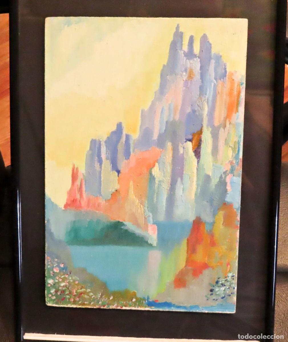 Arte: CUADRO PINTURA POSTIMPRESIONISTA CATALANA ATR. E. FORET Ref Anglada Camarasa