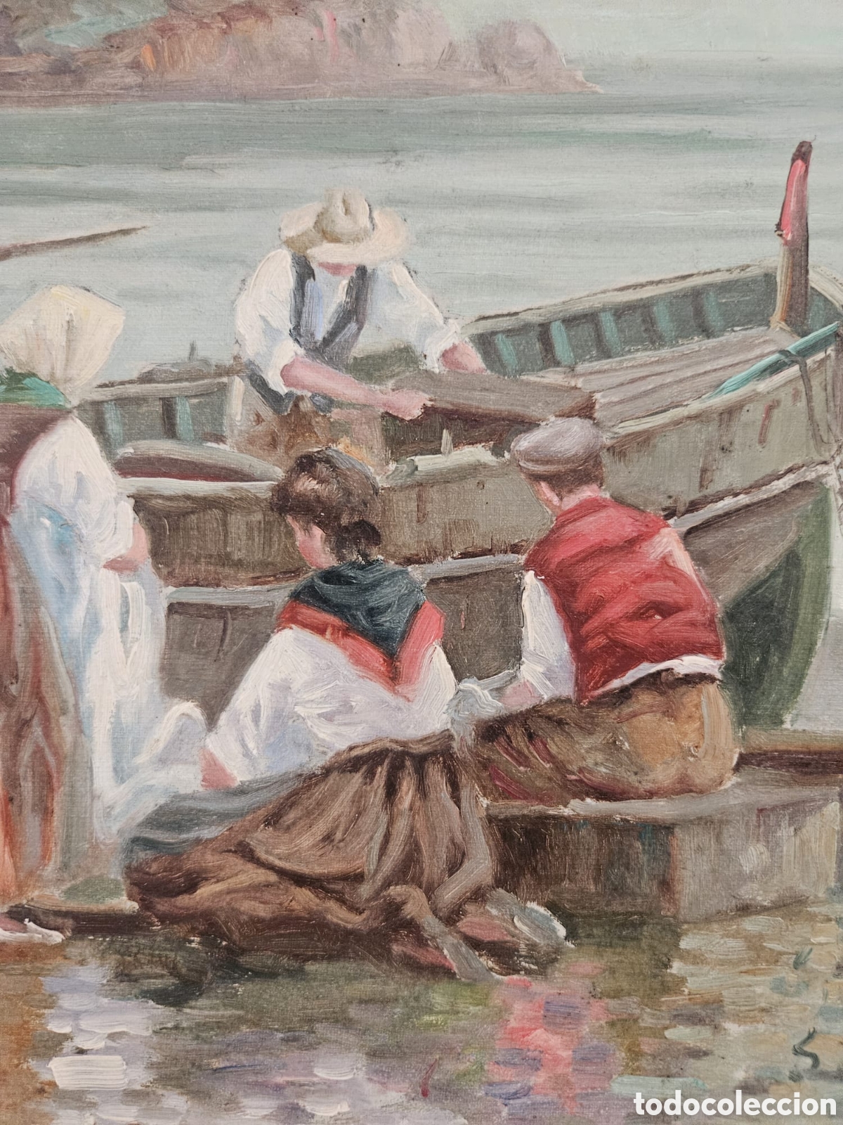 Arte: Juan Mart&iacute;nez Ar&aacute;ez. &rdquo;Marina&rdquo;. &Oacute;leo sobre lienzo. Firmado