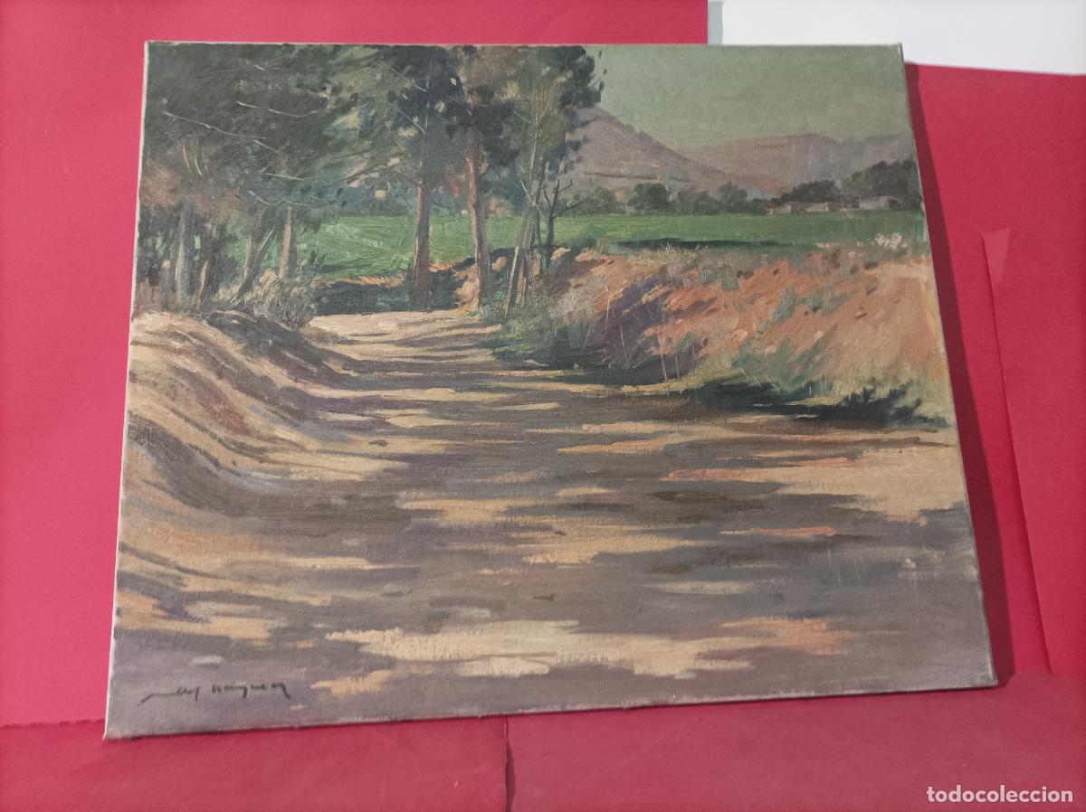 Arte: OLEO SOBRE TELA, TEMA PAISAJE RURAL, FIRMADO PERE NOGUERA