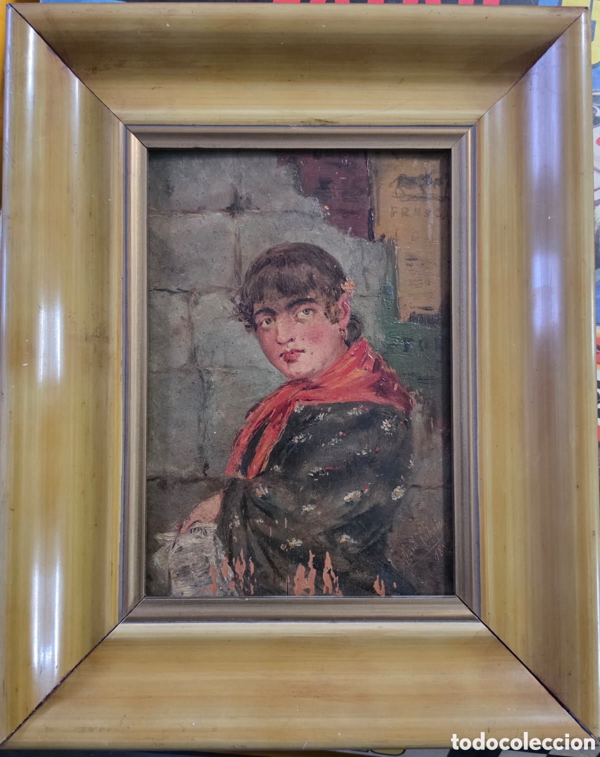 Arte: OLEO SOBRE TABLA S.XIX FIRMADO Y FECHADO - ALTA COLECCION
