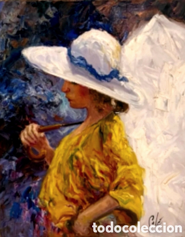 Arte: Joven con Sombrilla Eduardo Soto