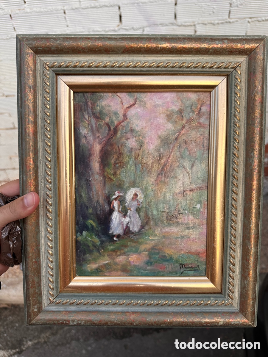 Arte: &Oacute;leo impresionista firmado