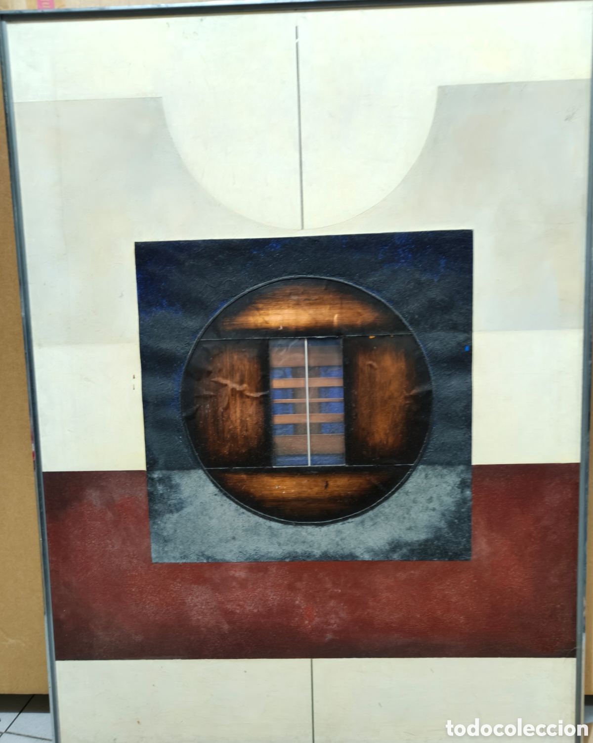 Arte: Sen&eacute;n Ubi&ntilde;a &ndash; &ldquo;Composici&oacute;n con c&iacute;rculo&rdquo;, Nueva York, 1974
