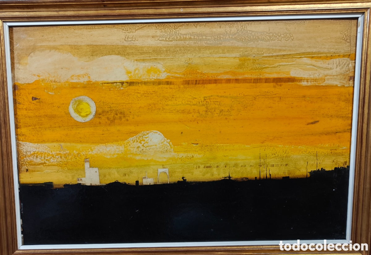 Arte: Ram&oacute;n Calder&oacute;n &ndash; &ldquo;Paisaje&rdquo;, acr&iacute;lico sobre tabla