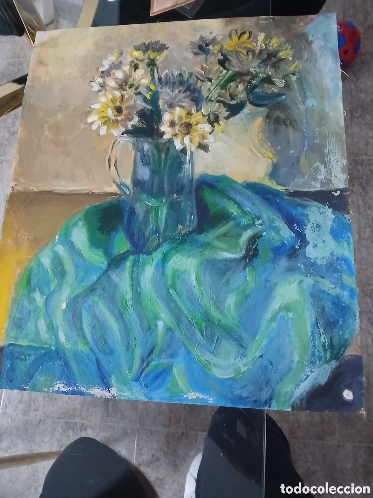 Arte: Pintura firmado por la parte de atras