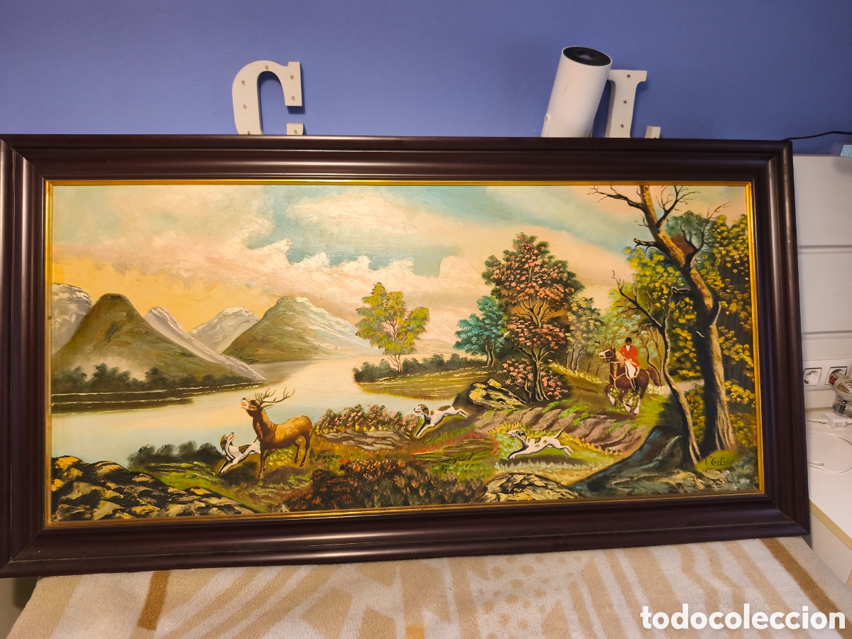 Arte: Pintura con motivo de caza