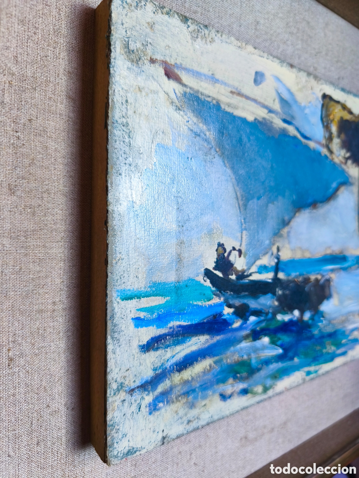 Arte: C&Iacute;RCULO DE SOROLLA. BUEYES EN LA PLAYA. - Foto 11