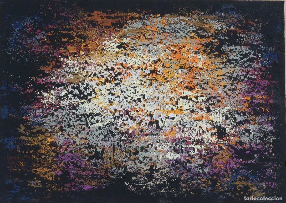 Arte: PINTURA - ESCULTURA ABSTRACTA DE JOSE SANZ SALA SOBRE TABLERO ( SOLO RECOGIDA )