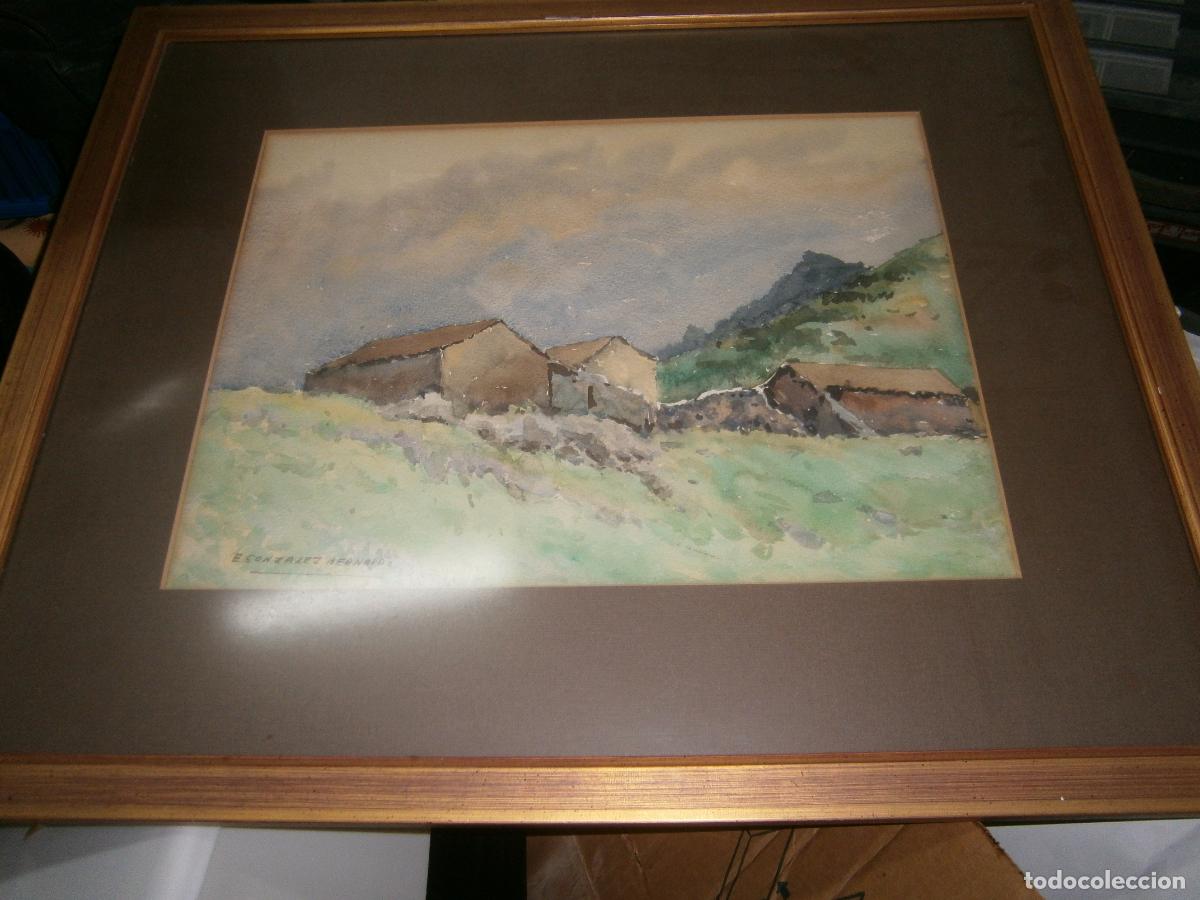 Arte: ANTIGUA PINTURA E. GONZALEZ (PAISAJE CANARIO)