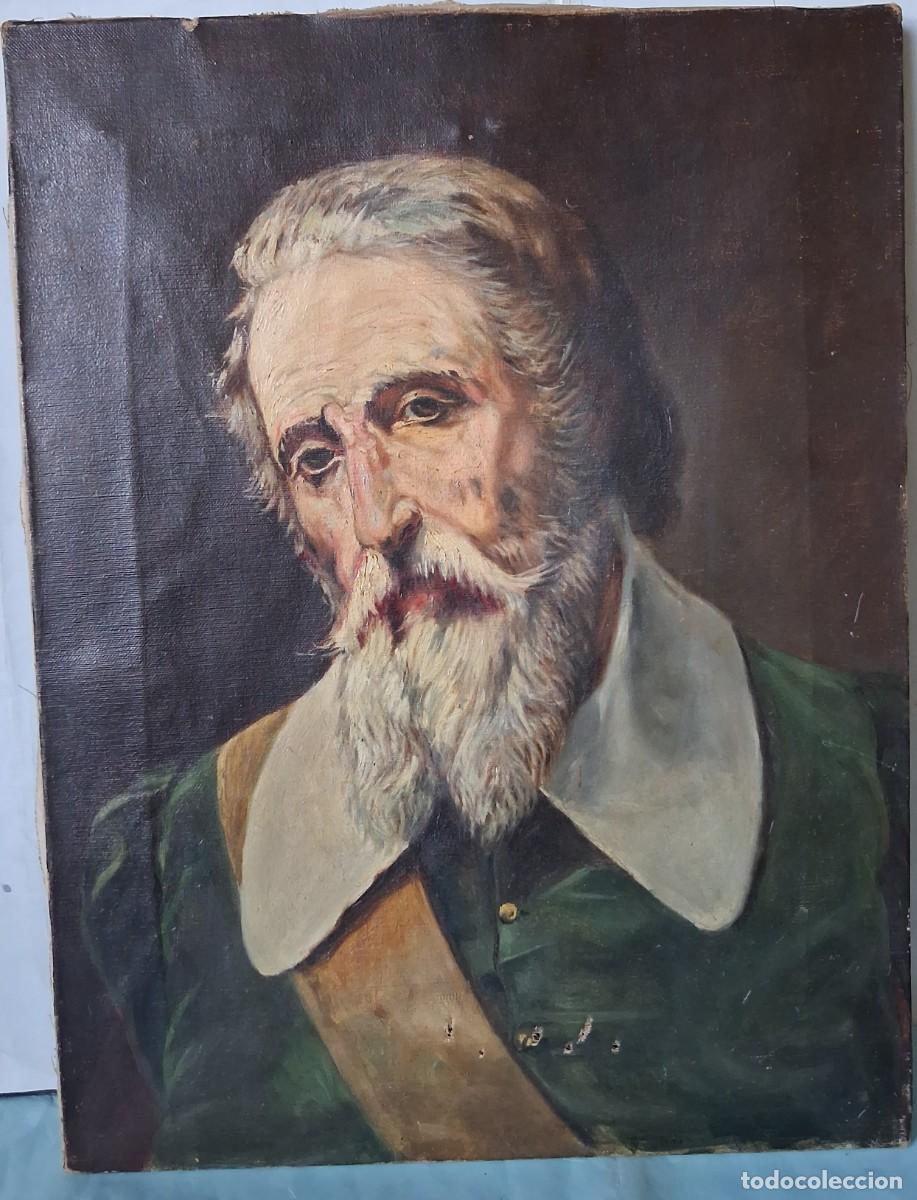 Arte: Escuela espa&ntilde;ola S.XIX Retrato de soldado del SXVII S.XB