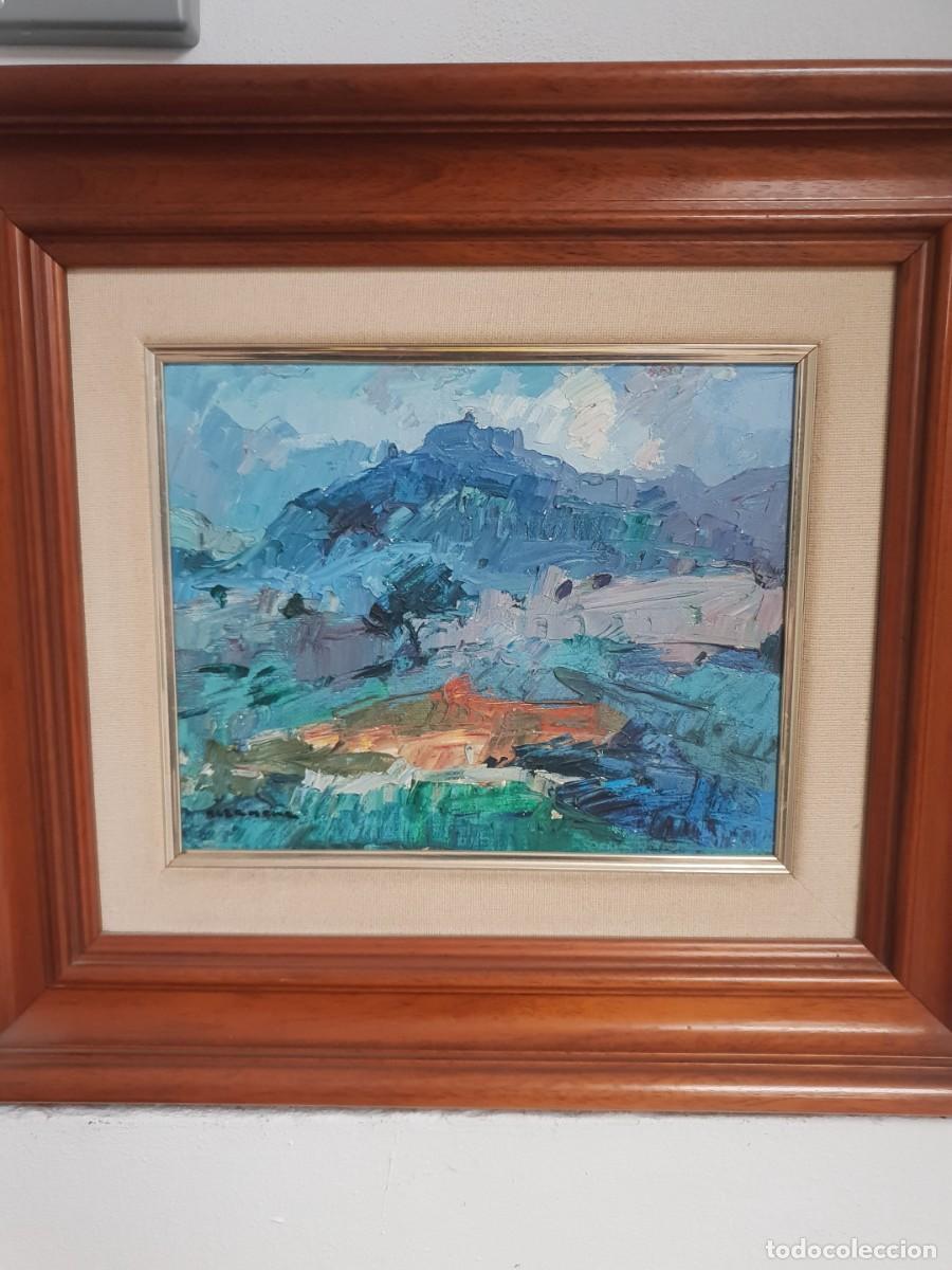 Arte: Oleo sobre lienzo pintor mallorquin alzamora